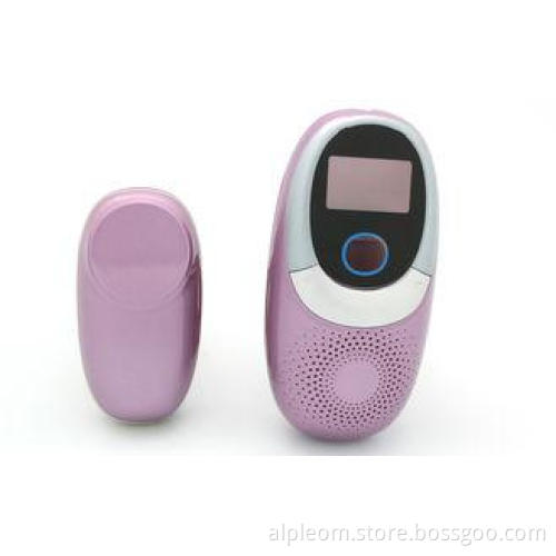 Pregnant Purple Digital Fetal Doppler Monitor For Unborn Ba